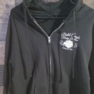 Harley davidson zip up hoodie
